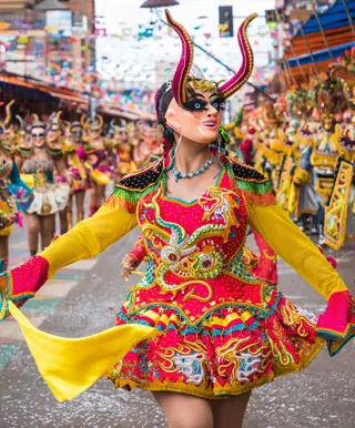 In Oruro Karneval feiern